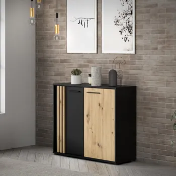 sconto madia nera