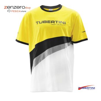 t-shirt da pesca Tubertini gialla