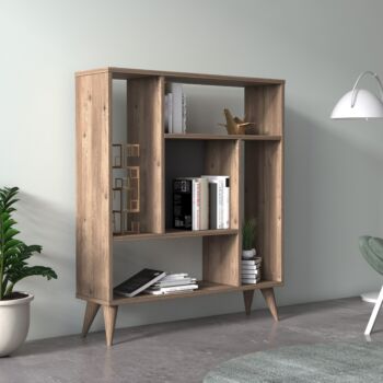Libreria Ankara rovere, libreria moderna di design
