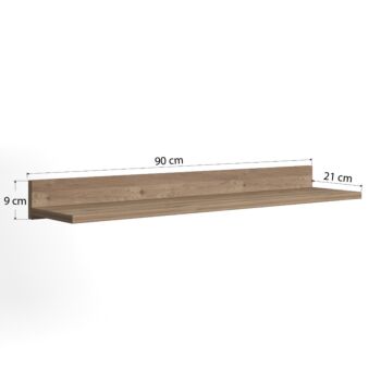 Mensola Ankara rovere