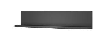 Mensola moderna di design, finitura antracite