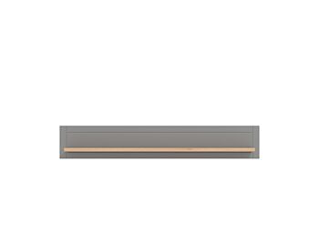 Mensola di design finitura Rovere e Grigio