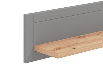 Mensola di design finitura Rovere e Grigio