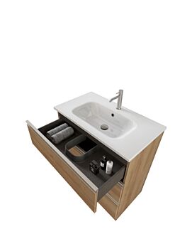 Mobile da bagno con lavabo integrato e 3 cassetti, Havasu 9