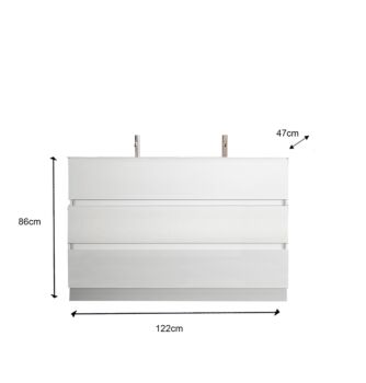 mobile bianco lucido bagno