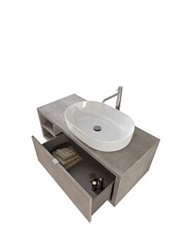 Mobile bagno con cassetto e ripiano L.110, Niagara 39