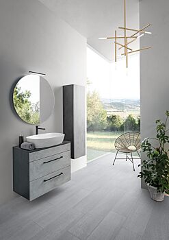 Mobile sospeso da bagno con 2 cassetti, Jog 3 Bis