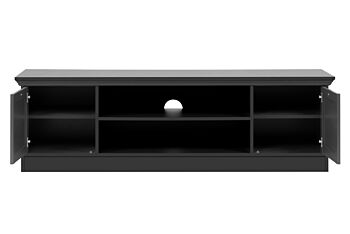 Mobile porta tv Grigio antracite, 2 ante ed un ripiano