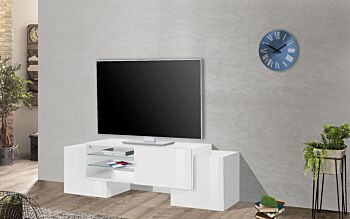Mobile tv L.150 Bianco laccato lucido 