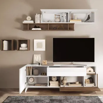 soggiorno moderno bianco e mercure