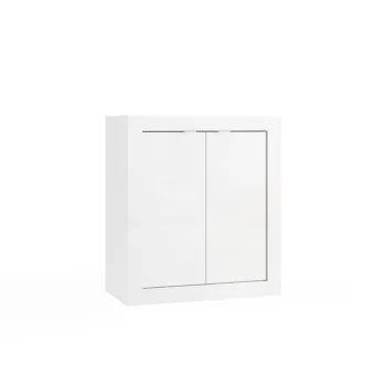 mobiletto bagno bianco con 2 ante