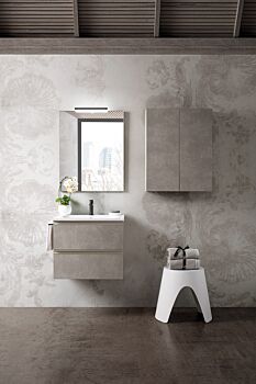 Mobiletto da bagno sospeso con lavabo integrato, Havasu 7