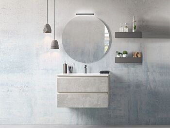 Offerta mobili bagno, mobile con lavabo integrato e  2 cassetti, Havasu 22