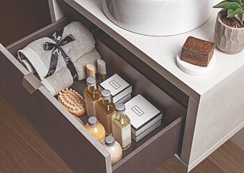 Mobile sospeso da bagno bicolor, Niagara 5 Bis