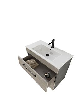 Mobile sospeso da bagno con 2 cassetti, Jog 3 Bis