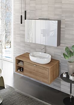 Mobile bagno con cassetto e ripiano L.110, Niagara 42