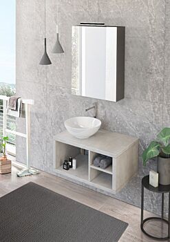 Mobile bagno sospeso L.80 con ripiano, Niagara 28
