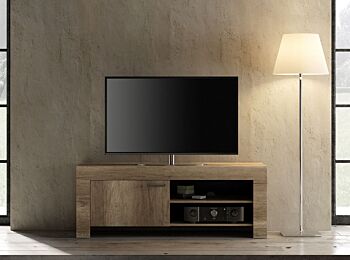 Porta tv piccolo shabby chic scontato, Noce