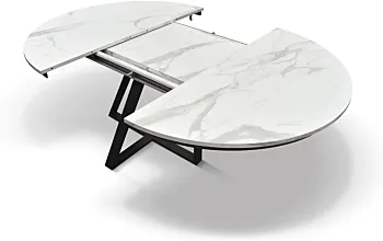 Tavolo con 2 allunghe da 40 cm