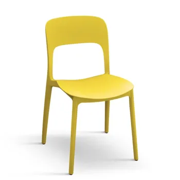 Sedia moderna in polipropilene, disponibile in diversi colori