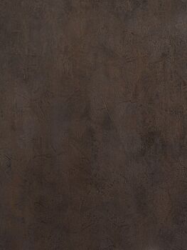 Mobile da bagno sospeso con lavabo in ceramica, colore Marrone effetto pietra