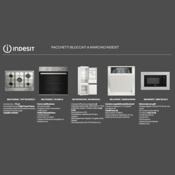 Pacchetto elettrodomestici da cucina Indesit, 5 pezzi, bloccato