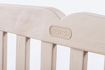 Panchina Tasso da esterni con contenitore, Beige