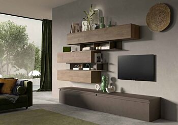 Parete attrezzata moderna di design