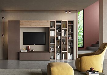 parete TV moderna