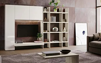 parete bianco legno