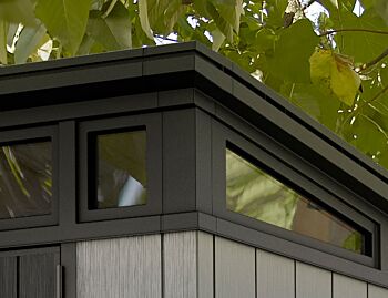 Casetta da esterno Fiorella con finestre