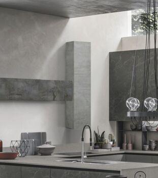 Pensile per cucina sospeso, Beton