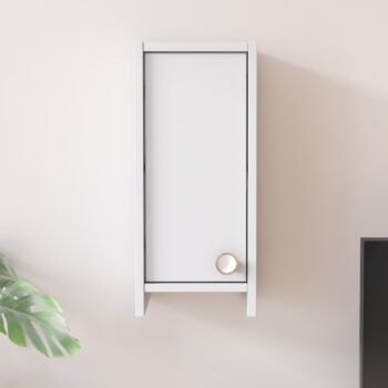 Pensile sospeso Ankara bianco con un'anta
