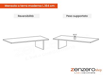 Parete Attrezzata L.320 finitura Bronzo, Cadiz e Bianco lucido, Made in Italy
