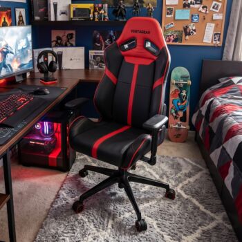 Poltrona gaming, Rosso e Nera Zenzero Shop