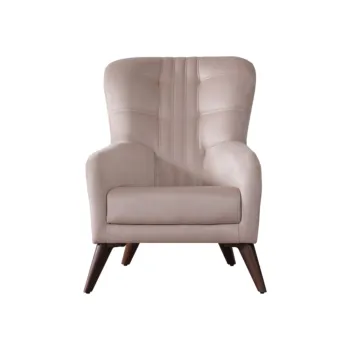 poltrona classica in tessuto rosa