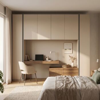 Armadio 6 ante a ponte, L.331, Cashmere
