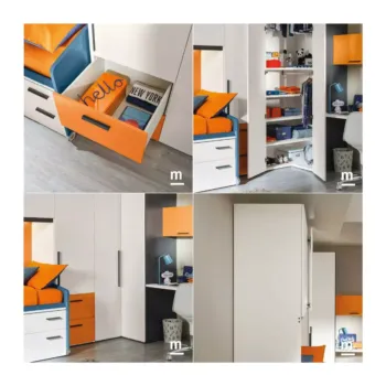 Ponte angolare per camerette Moretti Compact KC421 Zenzero Shop