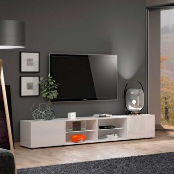 Porta TV moderno larghezza 225 cm