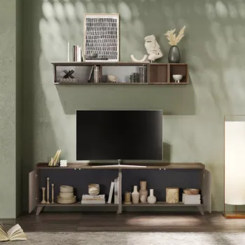 porta tv bronzo