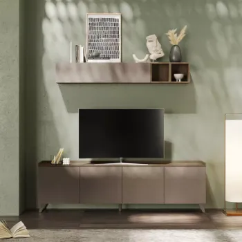 porta tv bronzo