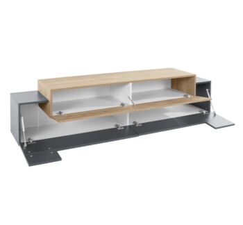 Mobile Porta TV colore Ardesia e Oak, L.200