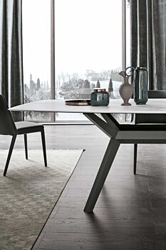 Tavolo di prestigio moderno L.180 fisso, Made in Italy