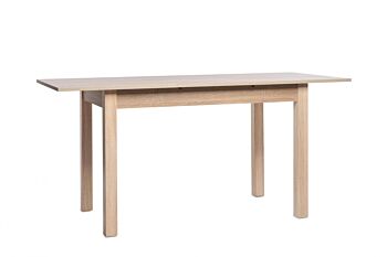 Tavolo di design allungabile L.120 in finitura Bianco opaco