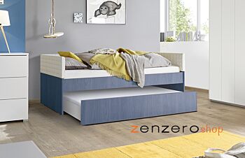 Letto per armadio ponte 90 x 200 colore Blu
