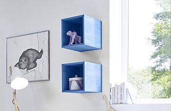 Coppia di vani a giorno, L.28, Blu essenza