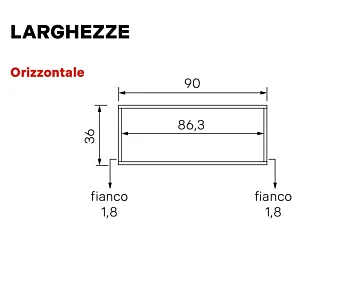 pensile 90 cm