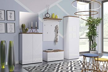 Specchio lineare L.120 cm, Made in Italy