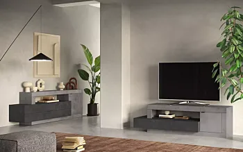 mobile tv grigio chiaro
