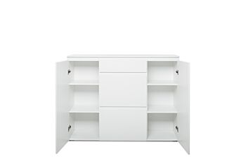 Conveniente e spaziosa scarpiera L.138 finitura Bianco opaco 